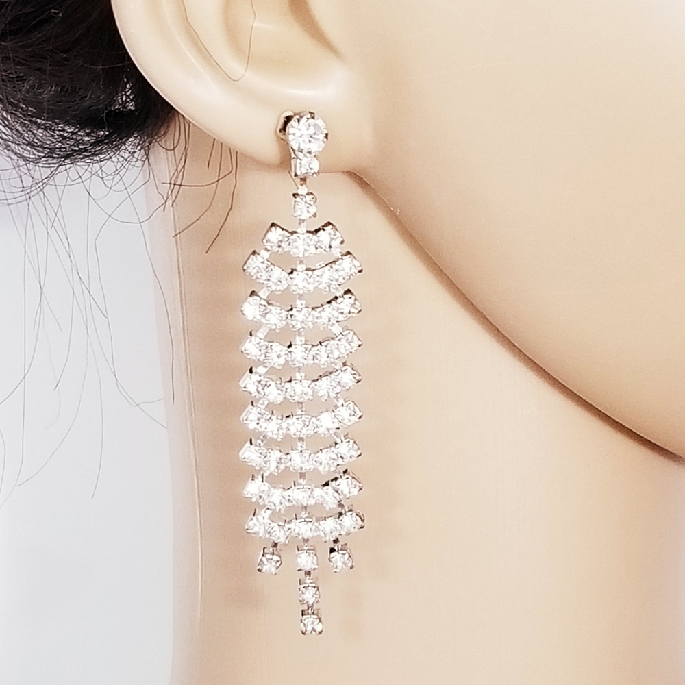 Rhinestones Women's Earrings. New